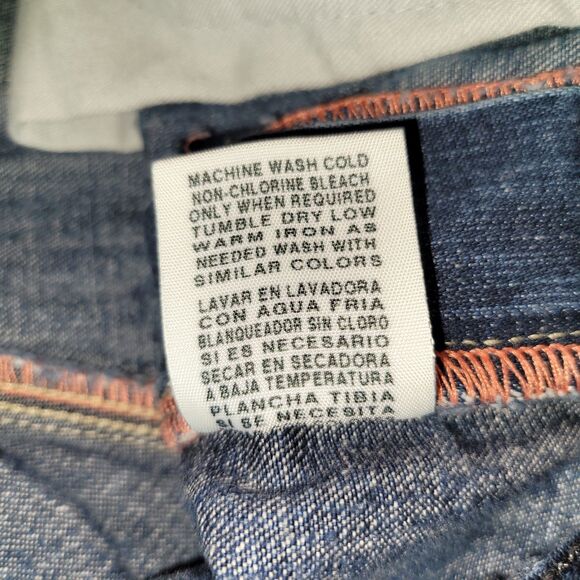 Polo Ralph Lauren Halle Jean Womens Size 2 Dark Wash Denim Cropped Jeans Y2K VGC - Picture 5 of 9